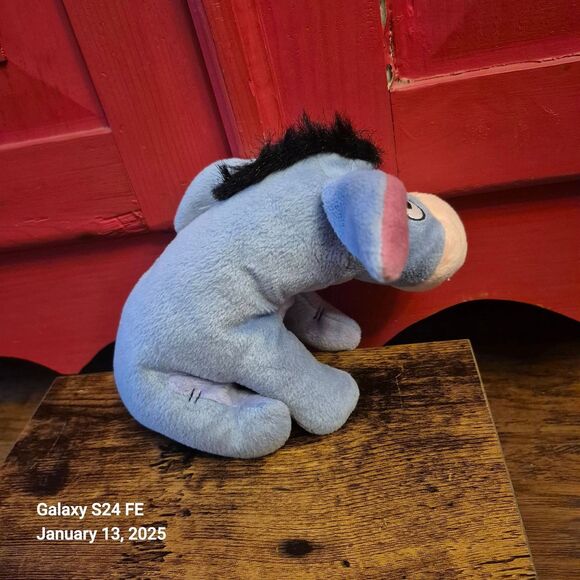 2001 Eeyore Fisher Price Mattel Winnie Pooh Stuffed Plush Animal Collectible EUC - Picture 3 of 5